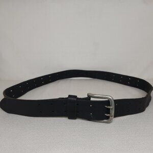 Stone Mountain Mens 34-36 Black Leather Belt